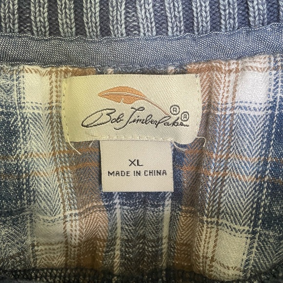 Bob Timberlake Men’s Waffle-Knit Henley Sweater | XL | Bass Pro Shops | Like New - Picture 9 of 12